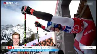 Marco Odermatt  1 Platz  Riesenslalom Adelboden 2022 [upl. by Pansir]