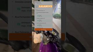 ENTREGA DE APLICATIVO LALAMOVE 7 PACOTES R14495 lalamove motovlog ganhardinheiro vlog shorts [upl. by Asp568]