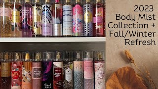 2023 Body Mist Collection  FallWinter Organization Refresh Bath amp Body WorksVictoria’s Secret [upl. by Newberry]