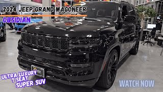 Massive 140K Luxury SUV How Opulent is the 2024 Jeep Grand Wagoneer L [upl. by Arihaj207]