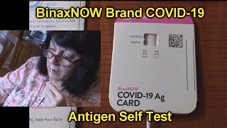 BinaxNOW COVID19 Antigen Self Test COVID Test With 15Minute Results 2 Tests Included REVIEW [upl. by Goff433]