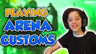 NEW  ARENA CUSTOMS FORTNITE  ROKEFN AND FRIENDS [upl. by Netsrejk]