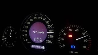 CLK 500 W209 Acceleration 100 V MAX [upl. by Htidirrem]