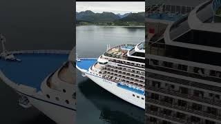 Witness the Oceania Marina resting in the Land foryou youtubeshorts trending shorts [upl. by Eniksre]