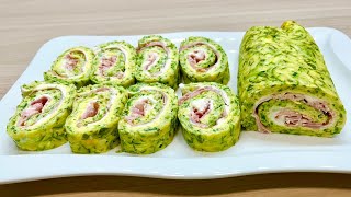 ROTOLO DI ZUCCHINE FARCITO AL FORNO SENZA FRIGGERE LA RICETTA LIGHT CHE TUTTI AMANO  PIATTO FREDDO [upl. by Locin]