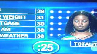 family feud 2011steve harvey hits a family member [upl. by Traggat]