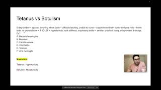 Tetanus vs Botulism Mnemonic [upl. by Nolahc]