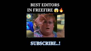 TOP 3 BEST EDITORS IN FREEFIRE 😱🔥  FREEFIRE FACTS maheshff freefire totalgaming [upl. by Aitret]