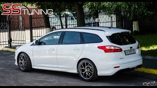 Rollon 40160 Stock 10 Ford EcoBoost 100 bhp vs WOLF chiptuned 150 bhp Focus Wagon [upl. by Etty]