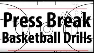 Basketball Press Break Tips and Drills  Press Break Basketball Drills [upl. by Astri]