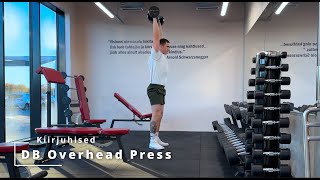 Dumbbell Overhead Press [upl. by Alric]