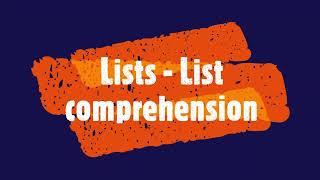 PYTHON  Lists  List comprehension PythonTips viral viralvideo videos pythonvideos video [upl. by Ojeitak]