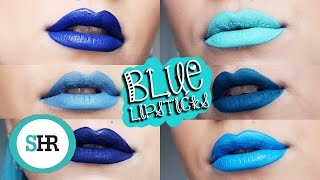 MY FAVOURITE MERMAID BLUE LIQUID LIPSTICKS [upl. by Kieran]