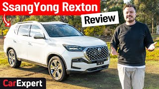 SsangYong Rexton 2022 review 7 seat SUV with Nappa leather [upl. by Ynnaffit]