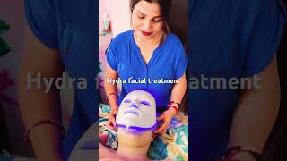 Hydra facial treatment makeupideas nishalamba saree makeuptrends skincare skin hydrafacial [upl. by Onitsuj]