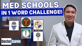 Describe that Med School in 1 Word Challenge  Part 1 [upl. by Haiel376]