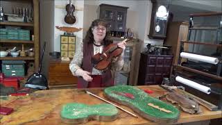 Violin Making Adventures 1681800s Violin Final amp Mangini Cpy Repair C Macomber Violin Maker [upl. by Ahsilahk]