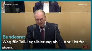 Abstimmung über Cannabisgesetz im Bundesrat [upl. by Launame]