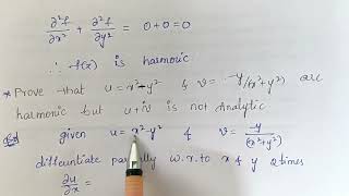 Harmonic functions laplacian equation amp solved problems functions of complex variables engineering [upl. by Vine840]