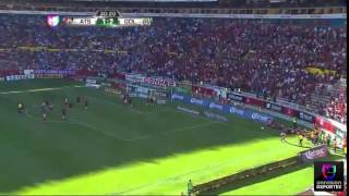 Chivas vs Atlas 41 Mayo 172015 Univision Highlights [upl. by Sihtam]