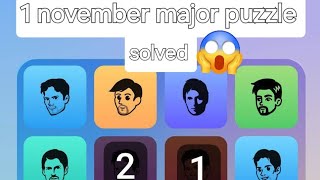 1 november major puzzle solved 😄 major puzzle solved today  Durov puzzle major majorpuzzle [upl. by Adiol183]