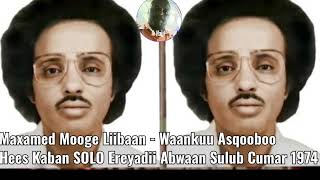 Maxamed Mooge Liibaan  Waankuu Asqooboo Hees Kaban Solo Ereyadii Abwaan Sulub Cumar 1974 [upl. by Nnyre498]