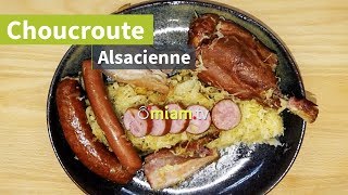 RECETTE DE LA VERITABLE CHOUCROUTE ALSACIENNE [upl. by Mhoj]