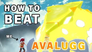 How to Beat NOBLE Avalugg Boss  Lord of the Tundra ► Pokemon Legends Arceus [upl. by Acsicnarf]