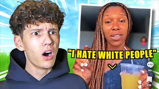 ANTI WHITE TIKTOKS NEEDS TO END [upl. by Nnyleimaj]