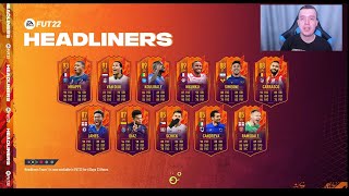 HEADLINERS  ПЕРВАЯ КОМАНДА ОБНОВЛЯЕМЫХ ЗВЁЗД FIFA 22 ULTIMATE TEAM [upl. by Newol964]