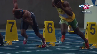 Usain Bolt 100m Berlin 2009  World Record 958sec [upl. by Elehcar]