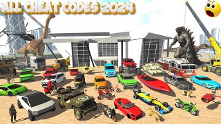 ALL NEW CHEATS CODE IN INDIAN BIKES DRIVING 3D AFTER NEW UPDATE 2024  INDIAN BIKE CHEAT CODE [upl. by Spanjian]