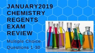 Chemistry Regents Jan 2019 Exam Part A Answers Explained Multiple Choice Questions 130 [upl. by Spiegleman]