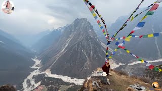 ༄།།གནས་མཆོག་ལ་ཕྱི་རྗེ་བརྩུན་མི་ལ་རས་པའི་སྒྲུབ་གནས།། ལ་ཕྱི་ཟེ་ཕུག Highest Cave of Milarepa in Lapchi [upl. by Adnolay]