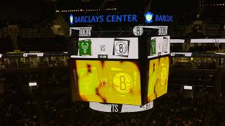 Brooklyn Nets 20232024 Intro vs Milwaukee Bucks [upl. by Barker]