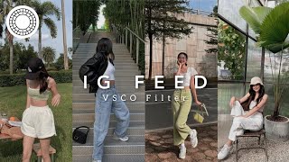 IG Feed VSCO Filter  VSCO photo editing tutorial 2022 [upl. by Ydnam]