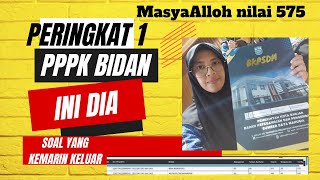 PPPk bidan 2023 Alhamdulillah peringkat ke 1 [upl. by Danas]