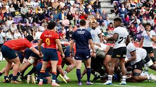 Spain vs Fiji HIGHLIGHTS  Test Match Rugby 2024 [upl. by Ahsoet744]