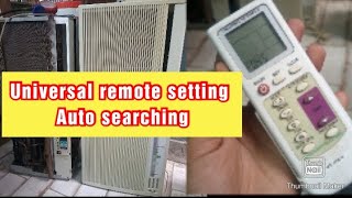 Universal remote setting in Air conditioner [upl. by Llerat964]