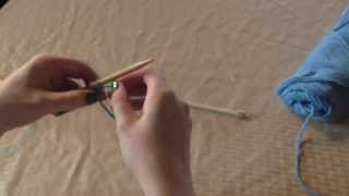 How to Knit for Beginners Part 1 Slip Knot and Cast On [upl. by Aiuhsoj766]