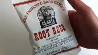 Claeys Root Beer Hard Candy review [upl. by Annadroj]