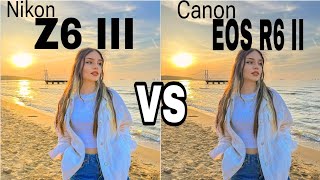 Nikon Z6 III VS Canon EOS R6 II camera Test comparison [upl. by Sunday]