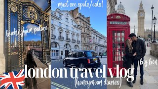 LONDON TRAVEL VLOG 2023  3 days in london and best things to do honeymoon diaries pt 1 [upl. by Ynafit43]