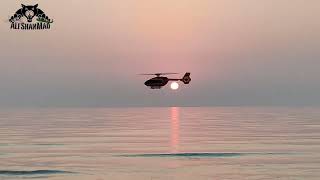 RC Era C190 Airbus EC145 Helicopter Beach Sunset Short Flight [upl. by Aislehc]