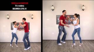 70 y exhibela  how to dance cuban salsa  beginner 02 [upl. by Anwahsar481]