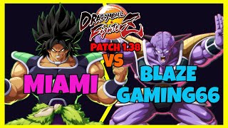 DBFZ  MIAMI vs BLAZEGAMING66 games Super Broly Majin Buu Vegito vs Kefla Super Baby 2 Ginyu [upl. by Kwapong]