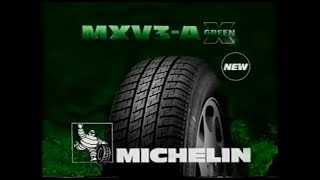 Michelin MXV3A Green commercial Japan 1997 [upl. by Ynnub]