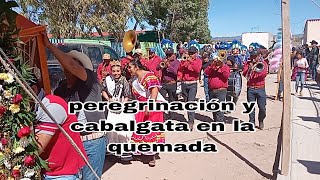 cabalgata y peregrinación en la quemada Francisco y madero Fresnillo Zacatecas [upl. by Sucirdor848]