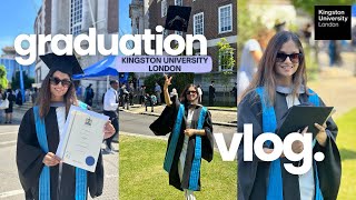 🎓 Graduation Day Vlog  Kingston University London  19th July 2024 kingstonuniversity [upl. by Aidni]