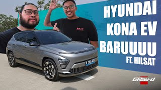 Cobain Hyundai Kona Baru Sebelum Launching Bareng HillariusSatrio [upl. by Alliuqet]